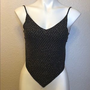 Sexy diamond shape top